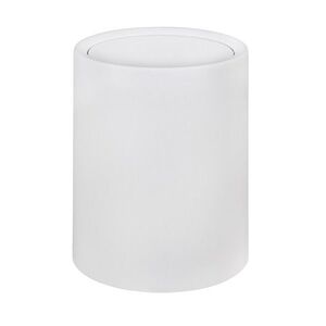 Imagine Cos de gunoi cu capac batant, Wenko, Atri, 6 L, 21 x 25.5 x 21 cm, polipropilena, alb