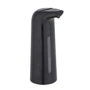 Imagine Dozator automat pentru sapun/dezinfectant, Wenko, Larino, 400 ml, 9 x 9 x 22.5 cm, plastic, negru