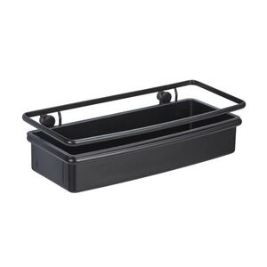 Imagine Etajera pentru baie, Wenko, Molinella, 30 x 8.5 x 14 cm, inox/plastic, negru