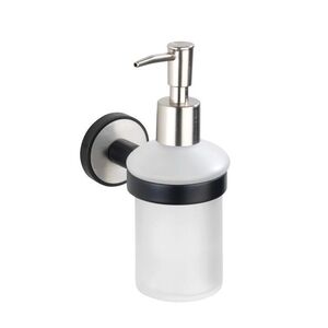 Imagine Dozator sapun lichid, Wenko, UV-Loc, Udine, 7 x 16.2 x 11 cm, inox/sticla