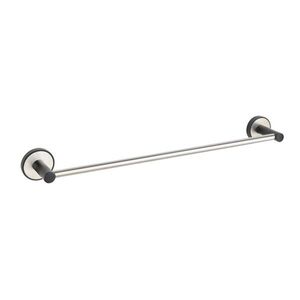 Imagine Suport prosoape de baie, Wenko, UV-Loc, Udine, 40.5 x 5 x 7 cm, inox, gri/negru