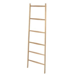 Imagine Suport pentru prosoape, Wenko, Acina Ladder, 55 x 21 x 170.5 cm, lemn, natur