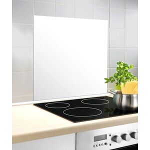 Imagine Protectie aragaz, Wenko, Splashback White, 60 x 70 cm, sticla termorezistenta, alb