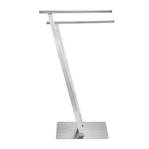 Imagine Suport pentru prosoape, Wenko, Lirio, 20 x 40 x 76.5 cm, inox, gri