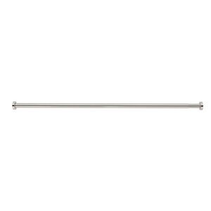 Imagine Bara extensibila pentru perdeaua de dus, Wenko, Luz, 2.8 x 110-185 cm, inox, gri