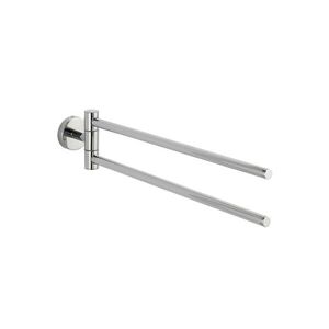 Imagine Suport pentru prosoape, Wenko, Bosio Shine, 5.5 x 43 x 9 cm, inox, gri