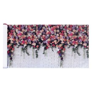 Imagine Folie paravan pentru balcon si gradina, Maximex, Roses, 500x85 cm, plastic, multicolor