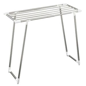 Imagine Uscator de rufe pliabil, Maximex, Space Saver, 79x39x94 cm, inox/polipropilena, argintiu mat