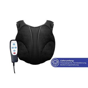 Imagine Dispozitiv de masaj pentru spate si gat Maximex, Massage, 23.5x35 cm, metal/poliester, negru