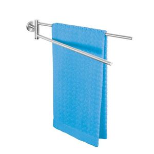 Imagine Suport pentru prosoape Bosio Matt, Wenko, 5.5x43x9 cm, inox, argintiu mat