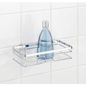 Imagine Polita pentru baie Premium, Wenko, 24x13.5x6.5 cm, inox, argintiu lucios