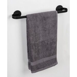 Imagine Suport pentru prosoape Bivio, Wenko, 48x7.5x6.5 cm, aluminiu, negru