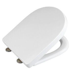 Imagine Capac de toaleta Exclusive, Wenko, 36.5x47 cm, duroplast/inox, alb