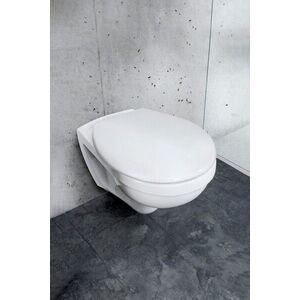 Imagine Capac de toaleta Vorno Neo, Wenko, 37x46 cm, duroplast/inox, alb