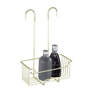 Imagine Etajera suspendabila Milo, Wenko, 25x14x36 cm, inox, auriu