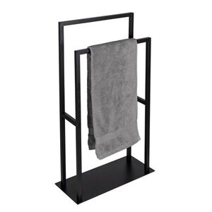 Imagine Suport pentru prosoape Rivalta, Wenko, 46x20x80 cm, inox/metal, negru