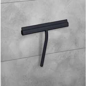 Imagine Racleta pentru baie Agana, Wenko, 25x4x22 cm, inox/silicon, negru