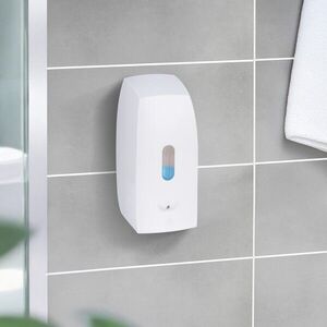 Imagine Dozator sapun lichid Tirano, Wenko, 10x9.5x20.5 cm, plastic, alb