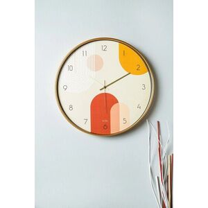 Imagine Ceas de perete decorativ, Pinobhm, Ø 42 cm, Multicolor