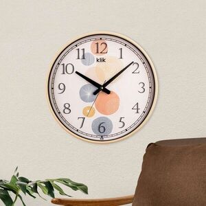 Imagine Ceas de perete decorativ, Summer, Dimensiune: 38 x 38 cm, Bej