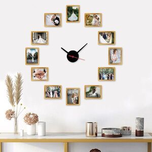 Imagine Ceas de perete decorativ, ACS03, Dimensiune 50 x 50 cm, Multicolor