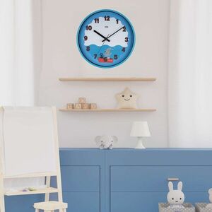 Imagine Ceas de perete decorativ, Sea, Dimensiune: 30, 5 x 30, 5 cm, Albastru