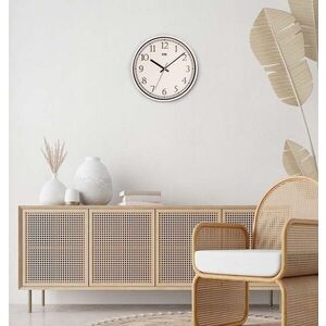 Imagine Ceas de perete decorativ, Slim, Dimensiune: 30, 5 x 30, 5 cm, Alb