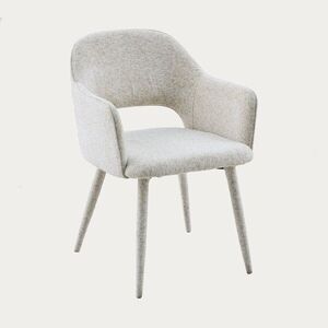 Imagine Scaun Conte, Homla, 55x62x85 cm, metal/poliester, bej