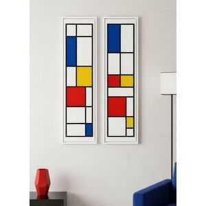 Imagine Set 2 tablouri decorative, Huhu748, Aluminiu, Multicolor