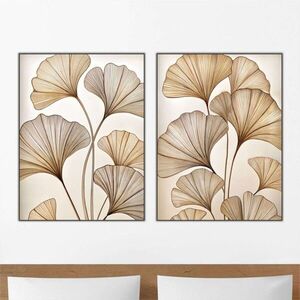 Imagine Set 2 decoratiuni de perete MDF, Mdf, Imprimare digitala, Multicolor
