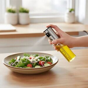 Imagine Pulverizator pentru ulei si condimente lichide Beper, 100 ml, sticla/inox, transparent