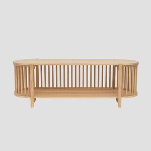 Imagine Comoda TV Vox, Homla, 120x40x40 cm, lemn, natur