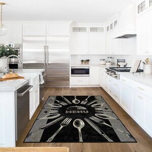 Imagine Covor (120 x 180), Wookece1686, 120x180 cm, Negru