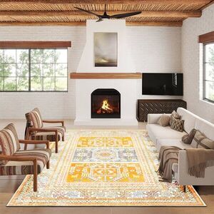 Imagine Covor (120 x 180), Kece-Fr70, 120x180 cm, Galben