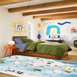 Imagine Covor (80 x 150), Wookece1695, 80x150 cm, Albastru