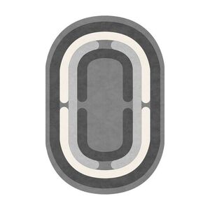 Imagine Covor (100 x 150), Sftkece047-Oval, 100x150 cm, Antracit