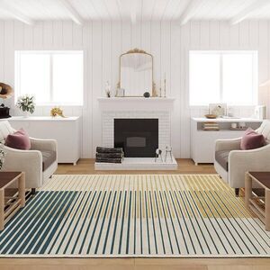 Imagine Covor (100 x 200), Kece-Fr59, 100x200 cm, Galben