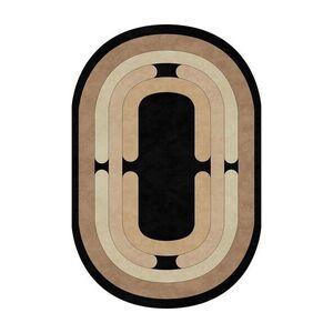 Imagine Covor (100 x 300), Sftkece045-Oval, 100x300 cm, Negru