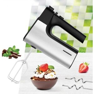 Imagine Mixer de mana Heinner, 500W, negru/argintiu