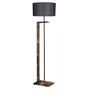 Imagine Lampadar, Luin, 8277-2, E27, 60 W, metal/lemn/textil