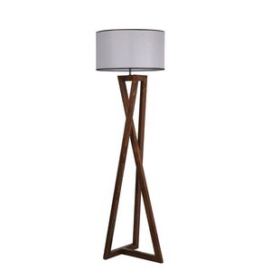Imagine Lampadar, Luin, 8278-4, E27, 60 W, lemn/textil