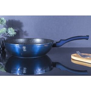 Imagine Tigaie Wok Berlinger Haus, Aquamarine, 28 cm, 3.2 L, aluminiu forjat, blue