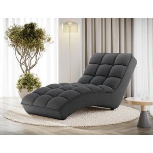 Imagine Sezlong living ELTAP, LOR-05ROY, Loren, 170x85x85 cm, poliester, gri inchis