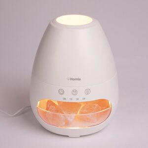 Imagine Difuzor electric cu sare de Himalaya, Narave, Homla, 19x16 cm, plastic, alb