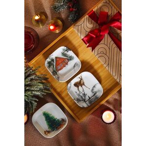 Imagine Set de servire tort (3 piese), L'essentiel Maison, 710KTP3741, Multicolor