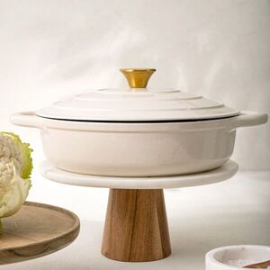 Imagine Oala Andreas, Homla, 28 cm, 2.5 L, fonta, crem