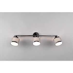 Imagine Plafoniera Arosa, TRIO, 80.5x10x19 cm, 28W, 3x E14, metal, argintiu/gri