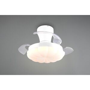 Imagine Plafoniera cu ventilator Boras, RL, 32x30 cm, 22W, 1x SMD, plastic, alb mat