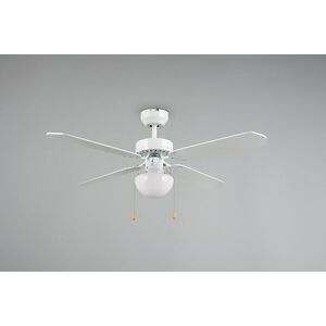 Imagine Plafoniera cu ventilator Hammerfest, RL, 106x43.5 cm, 60W, 1x E27, plastic, alb mat