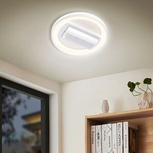 Imagine Plafoniera cu ventilator Kurula, RL, 48x11 cm, 37W, 1x SMD, plastic, alb